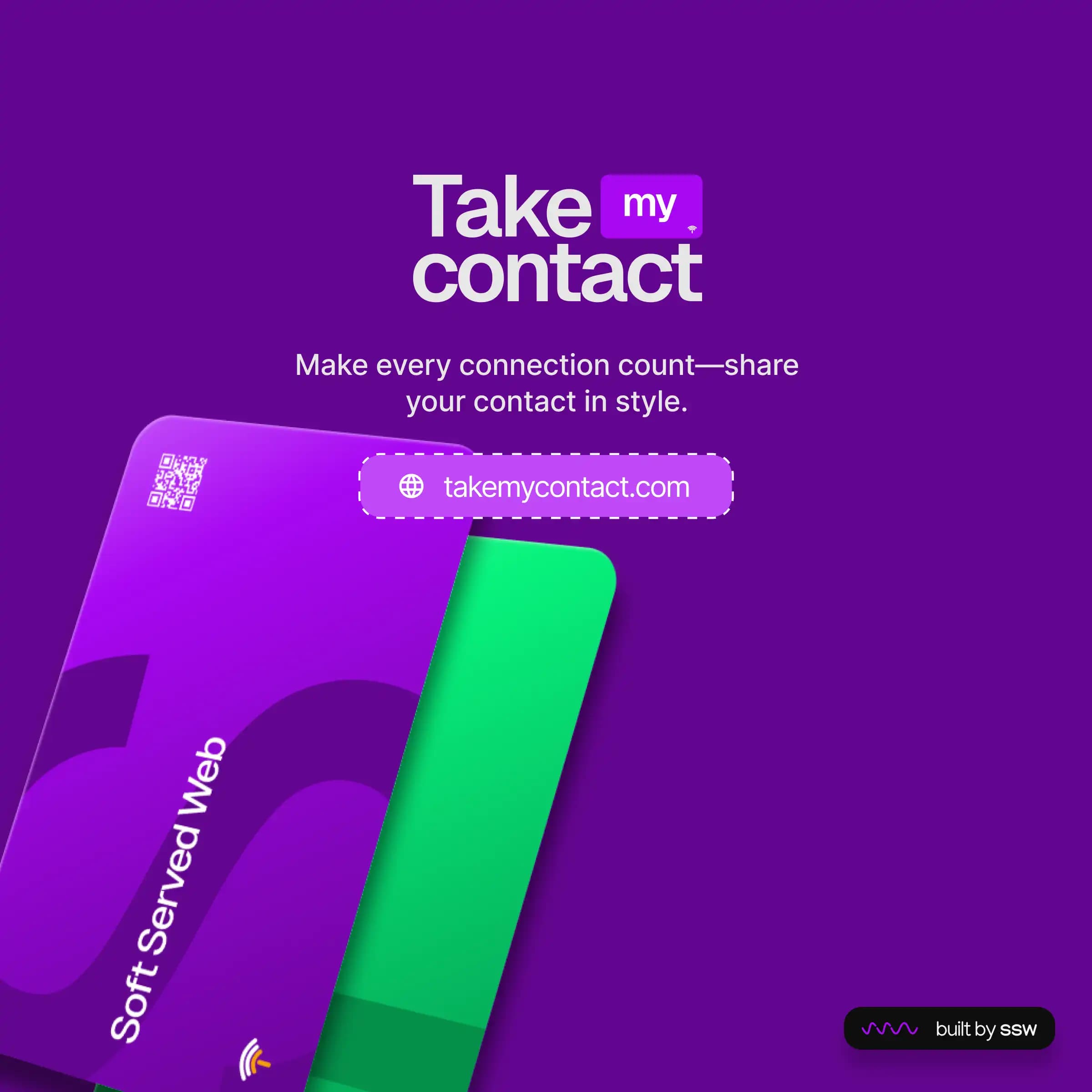 Take My Contact: Digital Business Card Solution