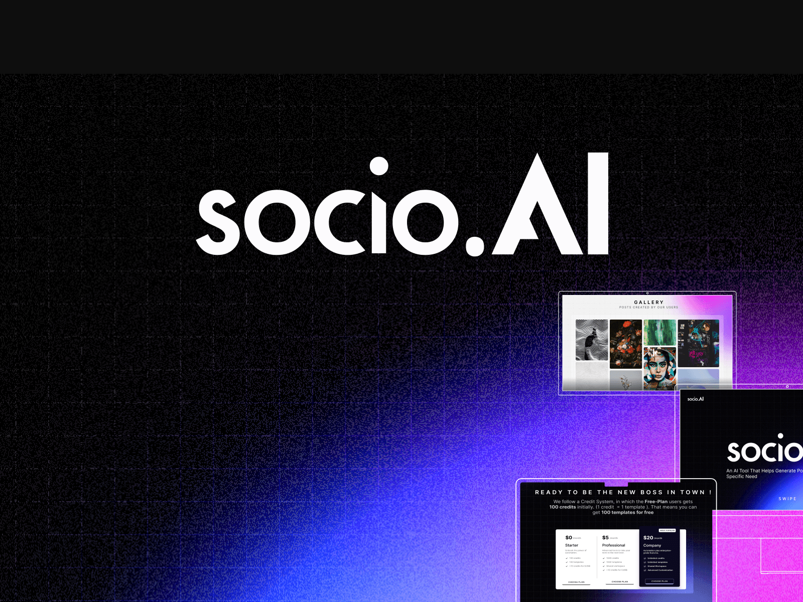 Socio AI banner