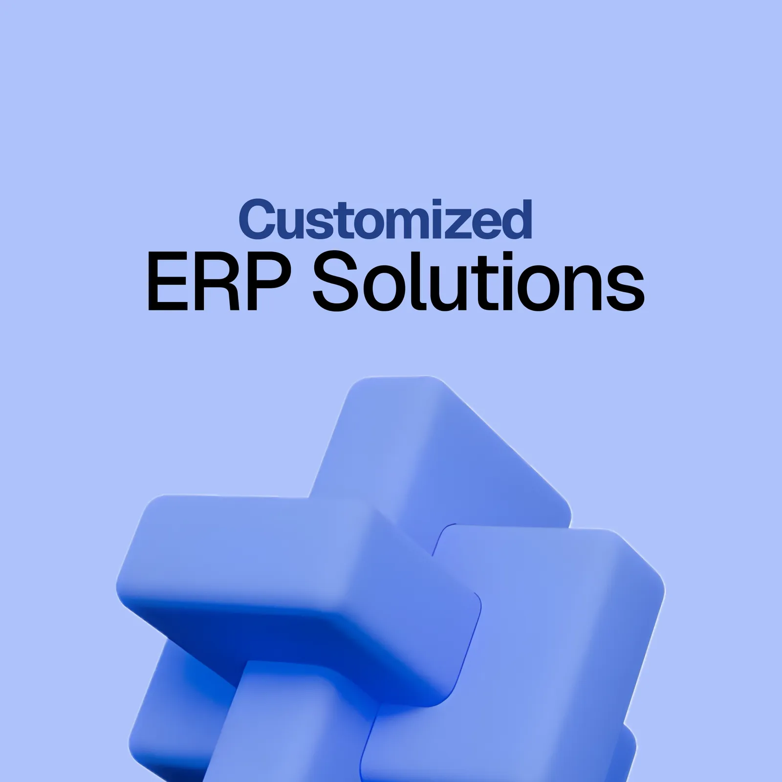 Customized ERP accounting dashboard